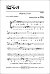 a Noel d'argent SA choral sheet music cover